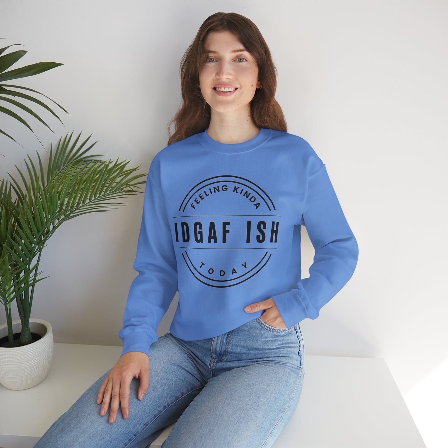 “IDGAF-ish” - Crewneck Sweatshirt