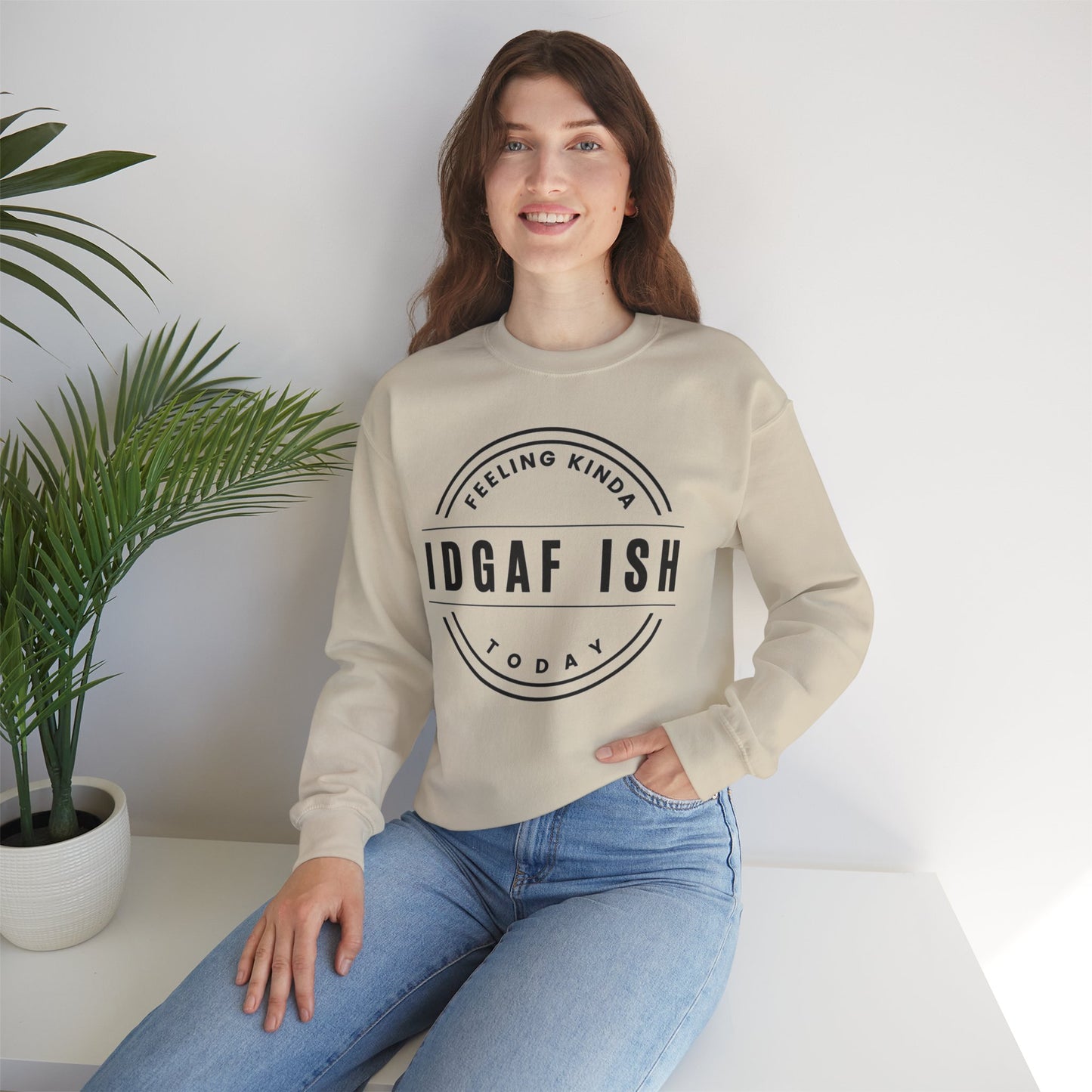 “IDGAF-ish” - Crewneck Sweatshirt