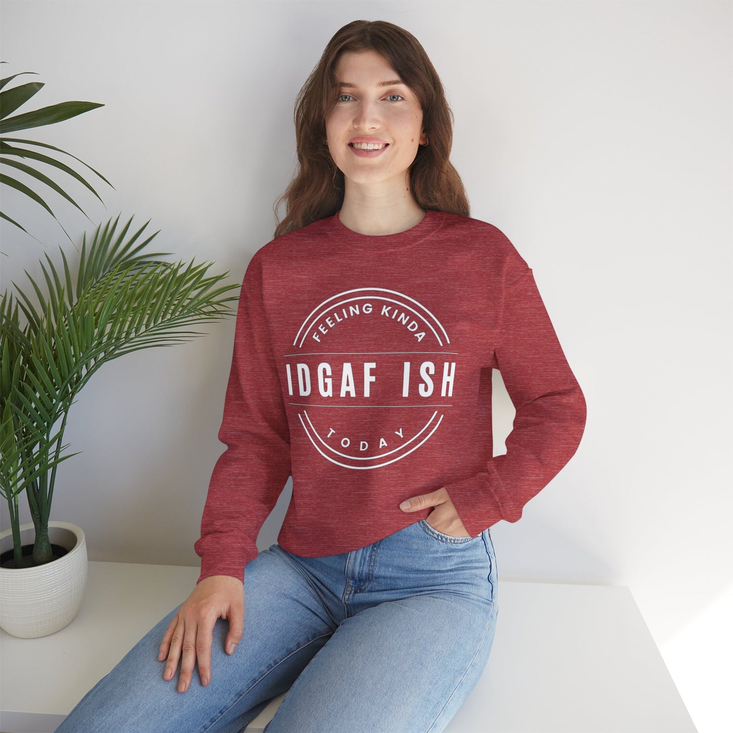 “IDGAF-ish” - Crewneck Sweatshirt